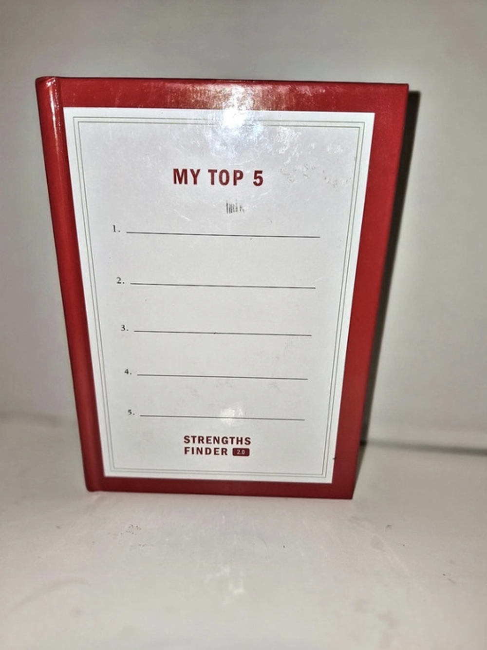 Gallup StrengthsFinder 2.0 Workbook Red